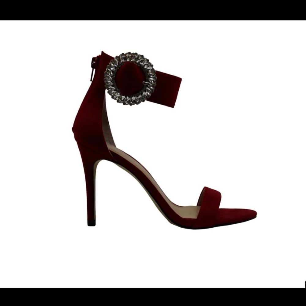 INC Reyna Shoe Dark Red 6M, 9.5M